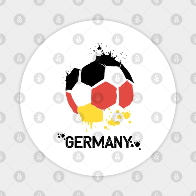 Germany World Cup 2022, German Soccer Germany Flag Team 2022 Magnet by Printofi.com